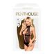 Боді з високим коміром та глибоким декольте Penthouse - Perfect Lover Black M/L, Черный