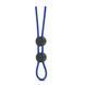 Регулируемое эрекционное кольцо STAY HARD DOUBLE LOOP BLUE