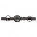F61406 кляп з екошкіри Loveshop BREATHABLE BALL Gag BLACK