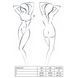 Эротический комплект AZALIA SET black XXL/XXXL Passion