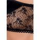 Комплект белья PETRA SET black XXL/XXXL &mdash; Passion Exclusive: стринги, широкий пояс, лиф-топик, Черный