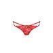 Трусики с завязочками по бокам WARDA THONG red S/M - Passion Exclusive