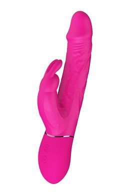 Подвійний вібратор кролик Dream Toys VIBES OF LOVE COCKY RABBIT MAGENTA