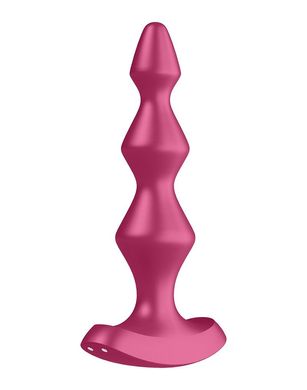 Анальный стимулятор-бусины с двумя моторами Satisfyer Lolli-Plug 1 Berry