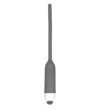 Стимулятор уретри універсальний з вібрацією You2Toys men&acute;s Dilator силіконовий, сірий