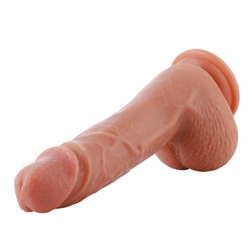 Ультрареалістичний фалоімітатор для секс-машин Hismith 8.3″ 2-layers Silicone Flesh Dildo, двошарови