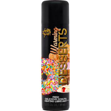S"yedobnyy lubrikant 4 v 1 WET Warming Desserts Fresh Delicious Donuts (so vkusom ponchikov) 89 ml Elegantnyy, utonchennyy i neveroyatno zhenstvennyy lubrikant iz serii Elite Femme byl sozdan zhenshchinami, dlya zhenshchin. Roskoshnaya formula, razrabota
