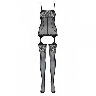 Комбинезон Obsessive Bodystocking F204 black XL/XXL