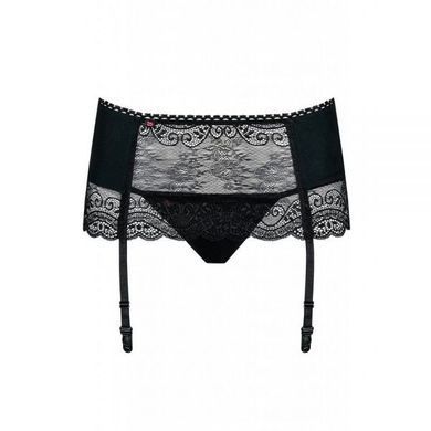 Пояс&nbsp;для&nbsp;чулок&nbsp;стринги&nbsp;Obsessive&nbsp;Miamor&nbsp;L/XL&nbsp;черный