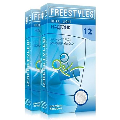 Презервативы FREESTYLES ULTRA LIGHT 12 штук