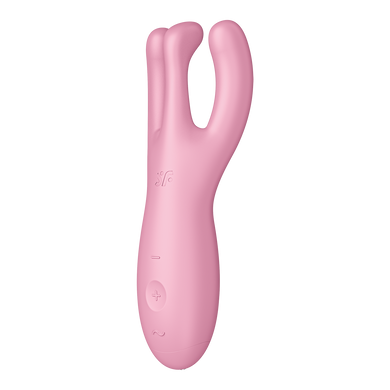 вібратор Threesome 4 Connect App pink