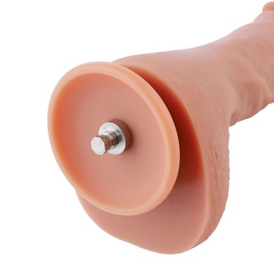 Ультрареалістичний фалоімітатор для секс-машин Hismith 8.3″ 2-layers Silicone Flesh Dildo, двошарови