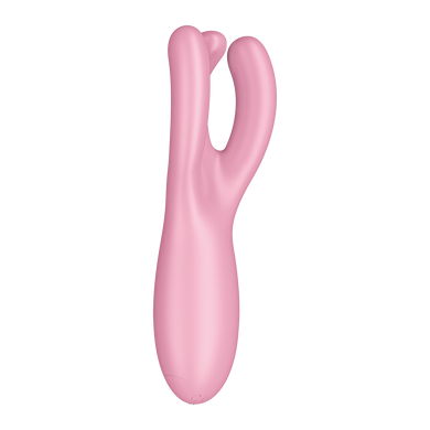 вібратор Threesome 4 Connect App pink