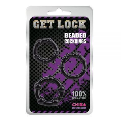 Набір кілець GK Power cock Rings-Black