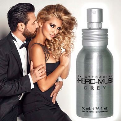 Духи з феромонами чоловічі Aurora PHERO-MUSK GREY, 50 ml