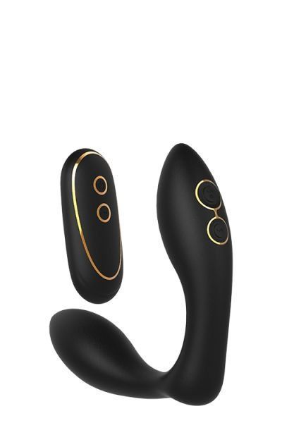 Універсальний вібромасажер із анальною стимуляцією Dream Toys Elite Ren&eacute;e, чорний