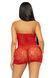 Сукня-сітка зі стразами Leg Avenue Rhinestone halter mini dress Red, відкрита спина, one size