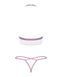 Эротичный комплект кружевной Obsessive Lilyanne 2-pcs set white S/M