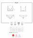Комплект&nbsp;Obsessive&nbsp;853-SET-2&nbsp;set&nbsp;2-pcs&nbsp;white&nbsp;S/M