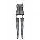 Комбинезон Obsessive Bodystocking F204 black XL/XXL
