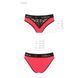 Трусики с широкой резинкой и кружевом Passion PS001 PANTIES red/black, size XL