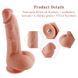 Ультрареалістичний фалоімітатор для секс-машин Hismith 8.3″ 2-layers Silicone Flesh Dildo, двошарови