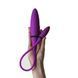 Вибратор двусторонний Adrien Lastic AD-2 с пультом LRS, Фиолетовый