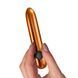 Мощный вибратор Rocks Off Havana Orange Gold с цветной LED-подсветкой, 10 режимов работы