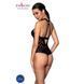 Сетчатый боди с халтером и ритмичным рисунком Hima Body black S/M - Passion, Черный
