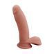 Фалоімітатор з мошонкою на присосці CHISA T-skin ReaL Sex Lure, бежевий