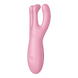 вібратор Threesome 4 Connect App pink