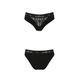 Трусики с широкой резинкой и кружевом Passion PS001 PANTIES black, size XL