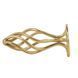 Анальна пробка LOCKINK SEVANDA Hollow Spiral Golden Metal Anal Plug - S size