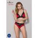 Трусики с широкой резинкой и кружевом Passion PS001 PANTIES red/black, size XL