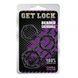 Набір кілець GK Power cock Rings-Black