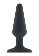 Анальна пробка з вібрацією Dorcel Best Vibe Plug M, макс. діаметр 4,1см, soft-touch силікон, Черный