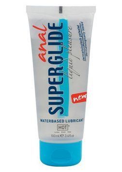Анальний лубрикант на водній основі Hot Anal Superglide, 100 мл