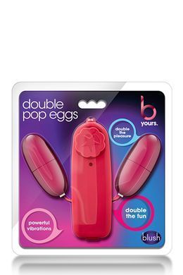 Віброяйце подвійне DOUBLE POP EGGS CERISE