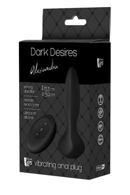 Анальна пробка з пультом керування DARK DESIRES ALEXANDRA