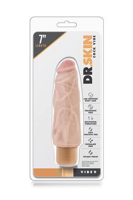 Вібратор Mr. SKIN COCK VIBE VIBE 9 BEIGE