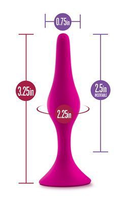 Маленькая анальная пробка LUXE BEGINNER PLUG Small, PINK