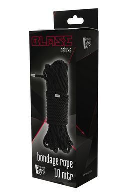 Мотузка для бондажу Dream Toys Blaze Deluxe чорна, 10 м