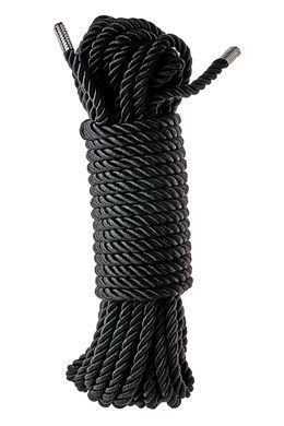 Мотузка для бондажу Dream Toys Blaze Deluxe чорна, 10 м