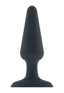 Анальная пробка с вибрацией Dorcel Best Vibe Plug M, макс. диаметр 4,1см, soft-touch силикон, Черный