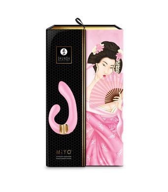 Вибратор-кролик Shunga Miyo Light Pink, Розовый