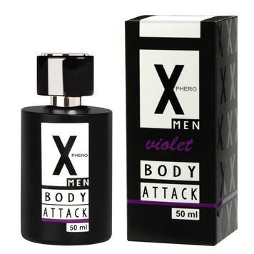 Духи с феромонами Aurora Body Attck MEN violen X-PHERO 50ml