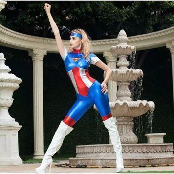 Эротический костюм &laquo;Отважная Supergirl&raquo;, 2 предмета