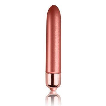 Вибропуля Rocks Off RO-90mm Touch of Velvet Peach Blossom матовая, Персиковый