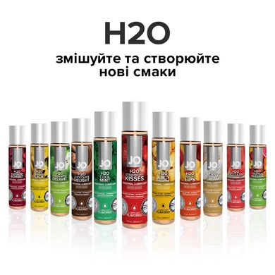 Змазка на водній основі System JO H2O — Strawberry Kiss (30 мл) без цукру, рослинний гліцерин