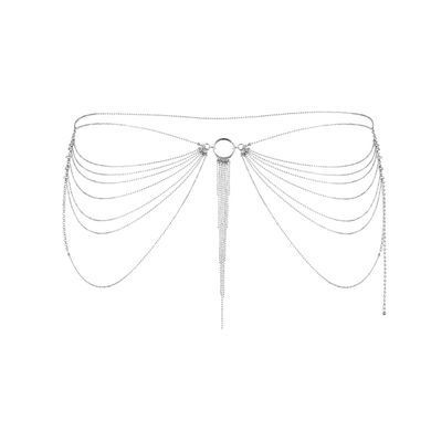 Цепочка трусики или бюст Bijoux Indiscrets Magnifique Waist Chain - silver, украшение на тело
